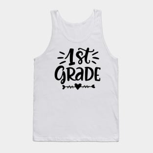 1st Grade Lettering - Back to school Tank Top